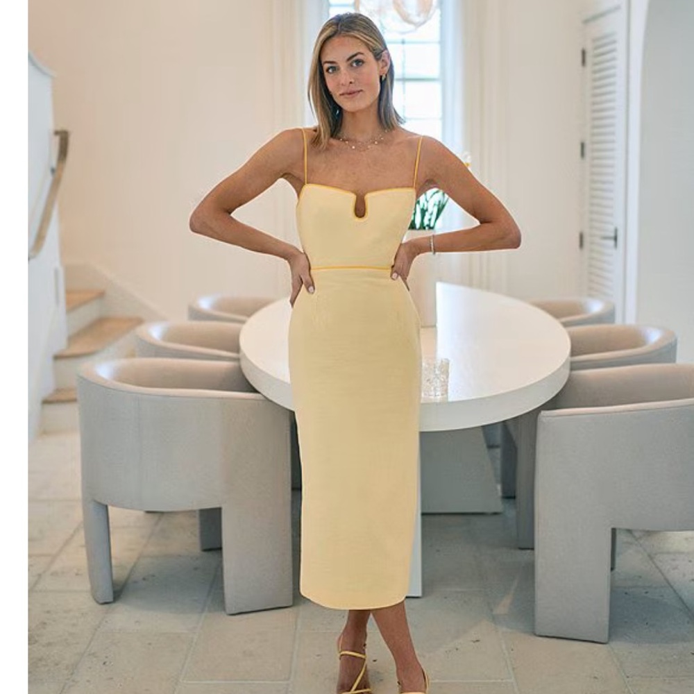 Never worn Antonio Melani x M.G. Style Kate Square Neckline Midi Dress